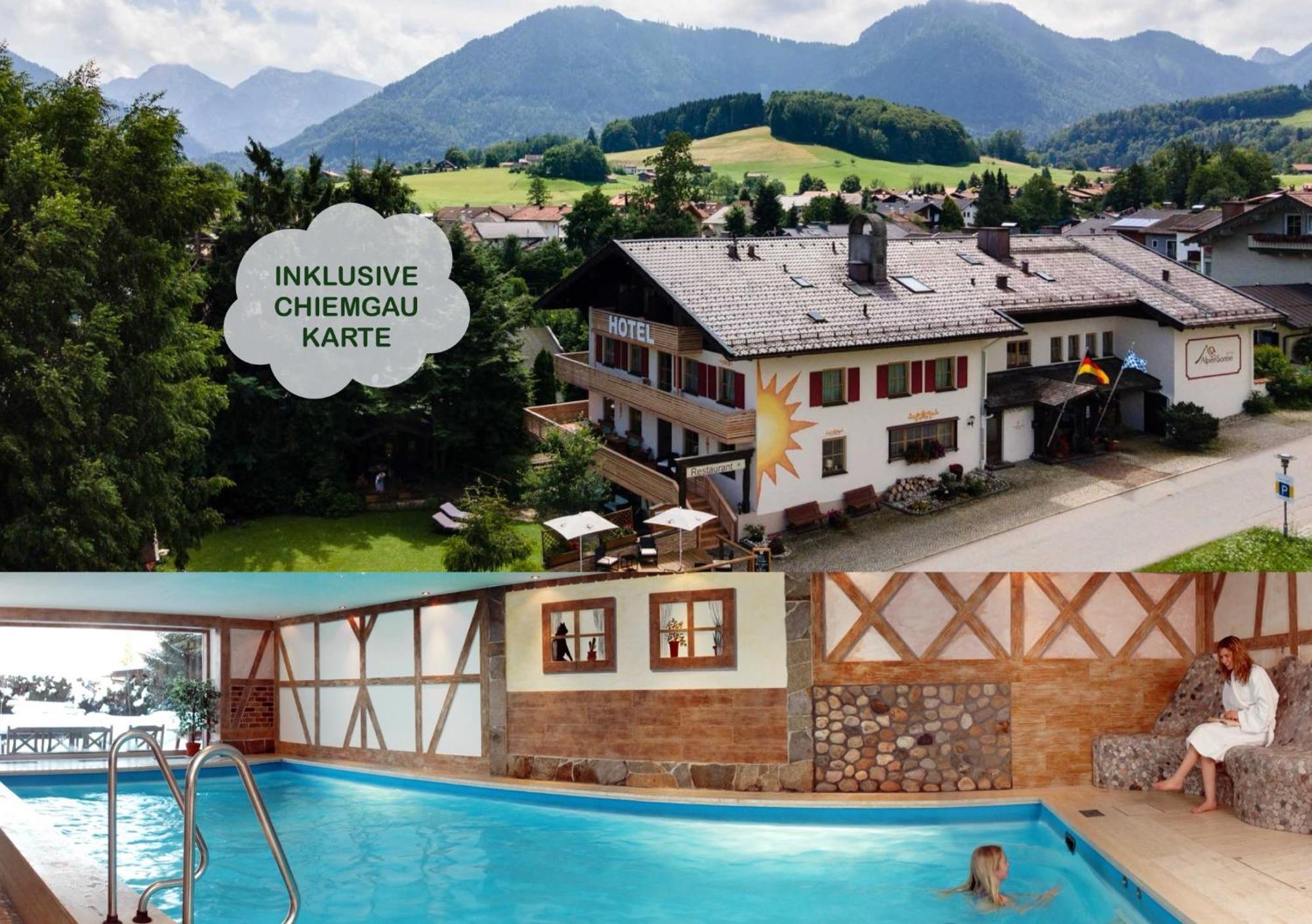 Hotel Alpensonne Ruhpolding Chiemgau Karte Esterno foto